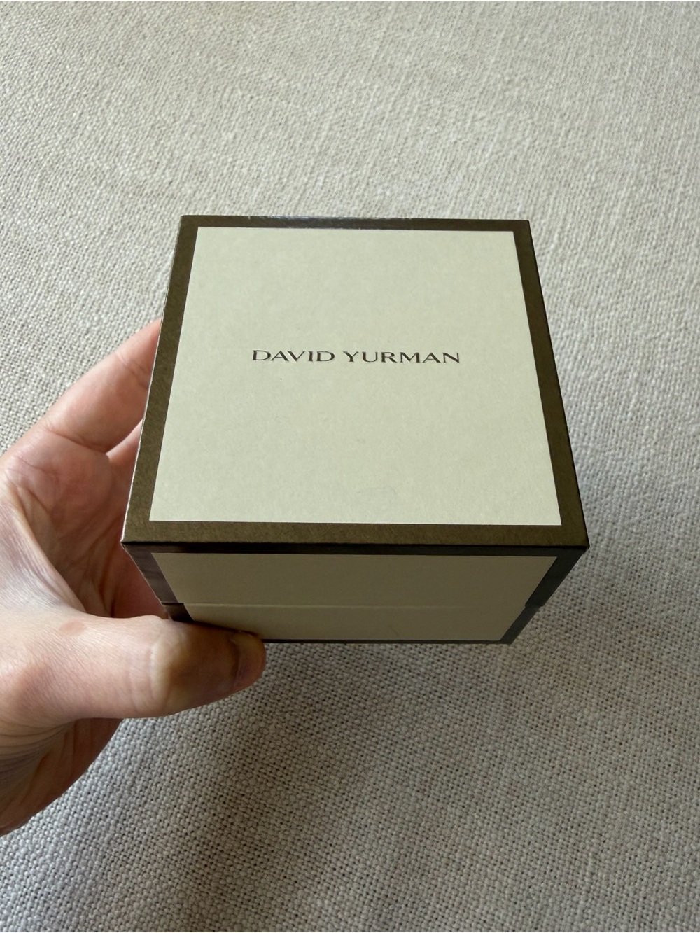 David Yurman Stax Chain Link Ring - 18K White Gold with Diamonds, 4.5mm - Picture 9 of 9